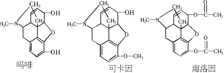 a:吗啡与可卡因互为同系物b:海洛因可看作吗啡与乙酸酯化反应的产物c